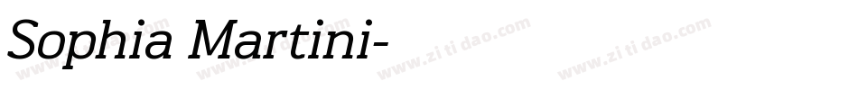 Sophia Martini字体转换